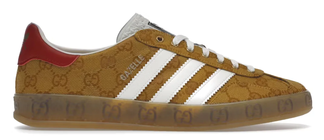 adidas Gazelle Gucci Original GG Beige Brown