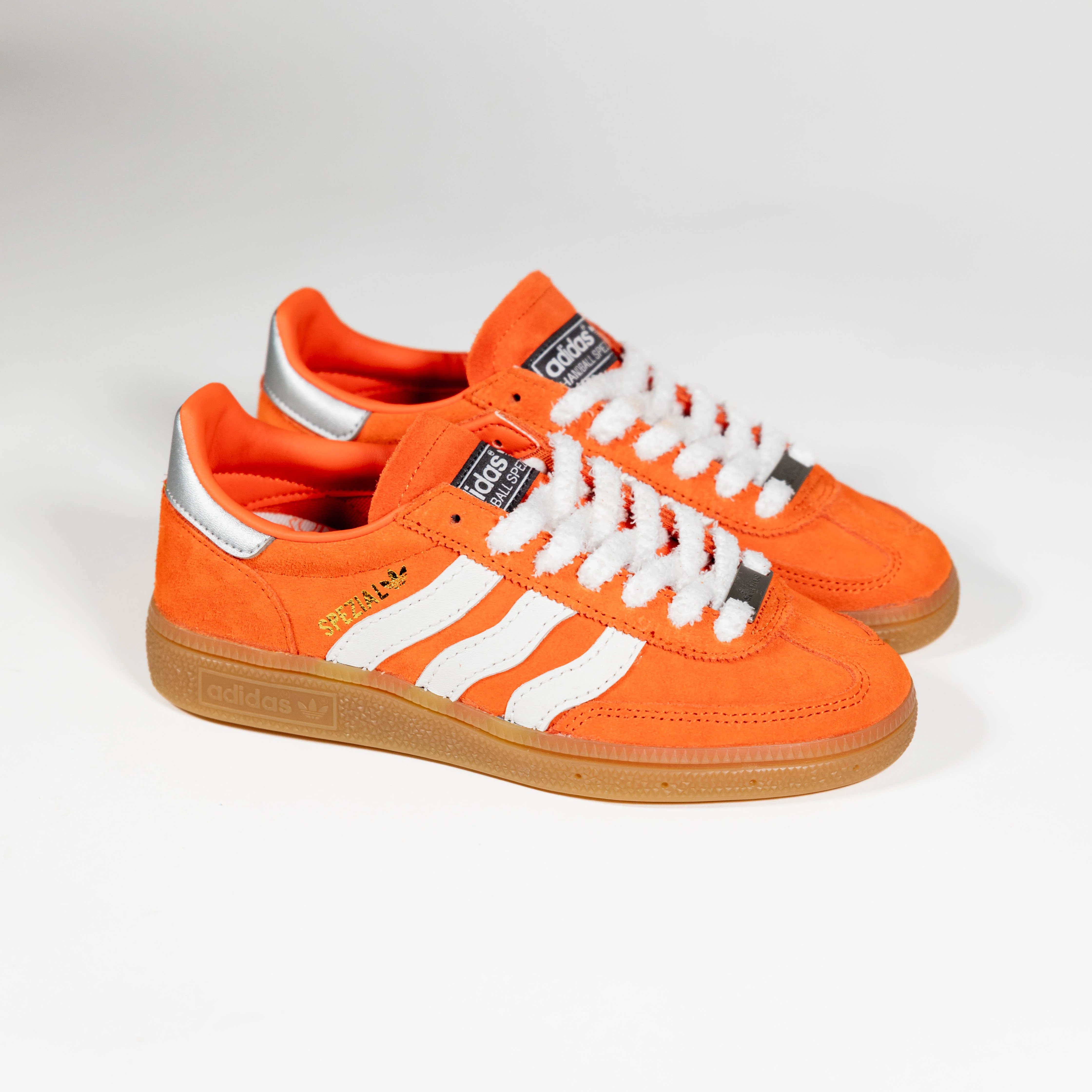 Adidas Spezial ‘Wavy Stripes’ Orange/White by Siji Studios - Image 2
