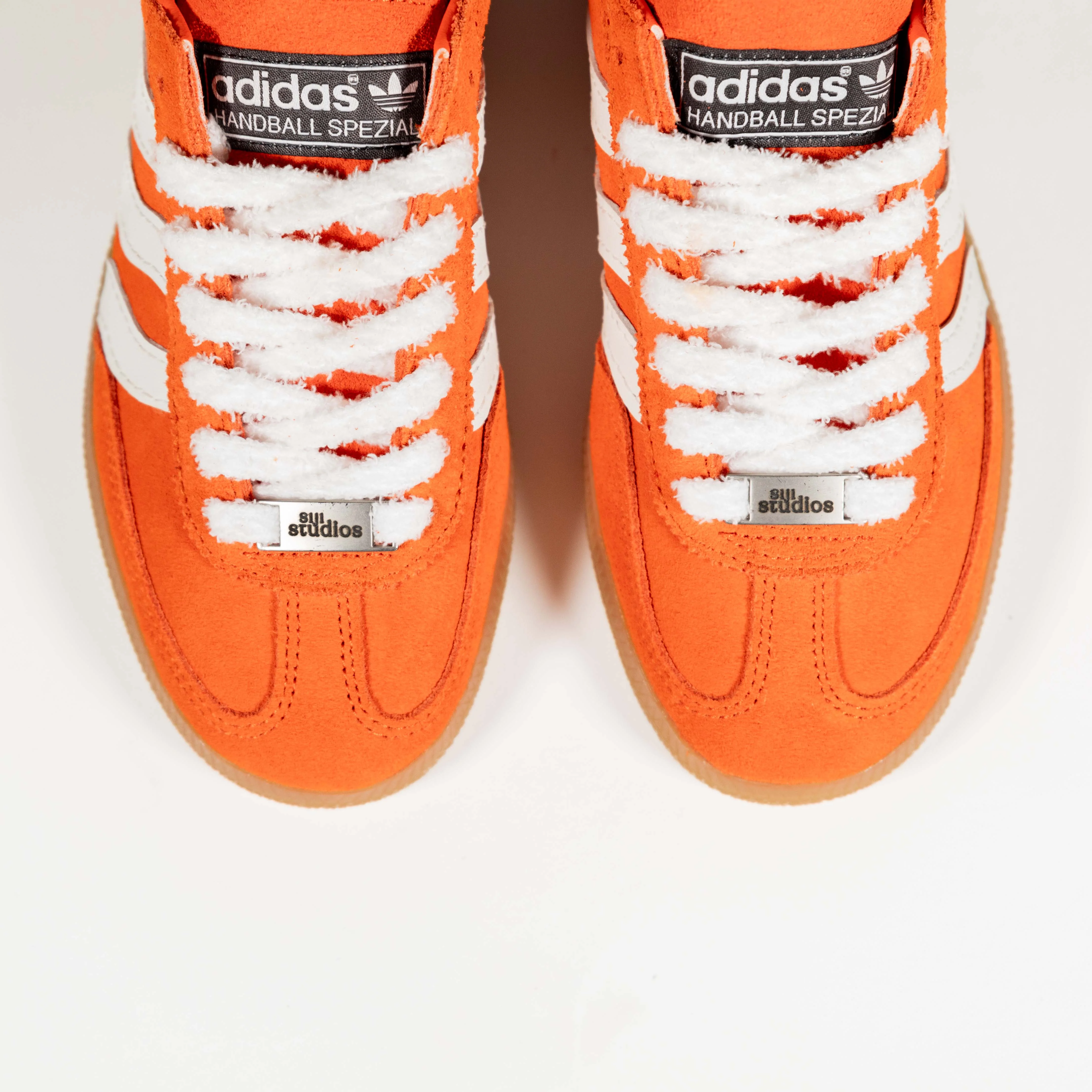 Adidas Spezial ‘Wavy Stripes’ Orange/White by Siji Studios - Image 3