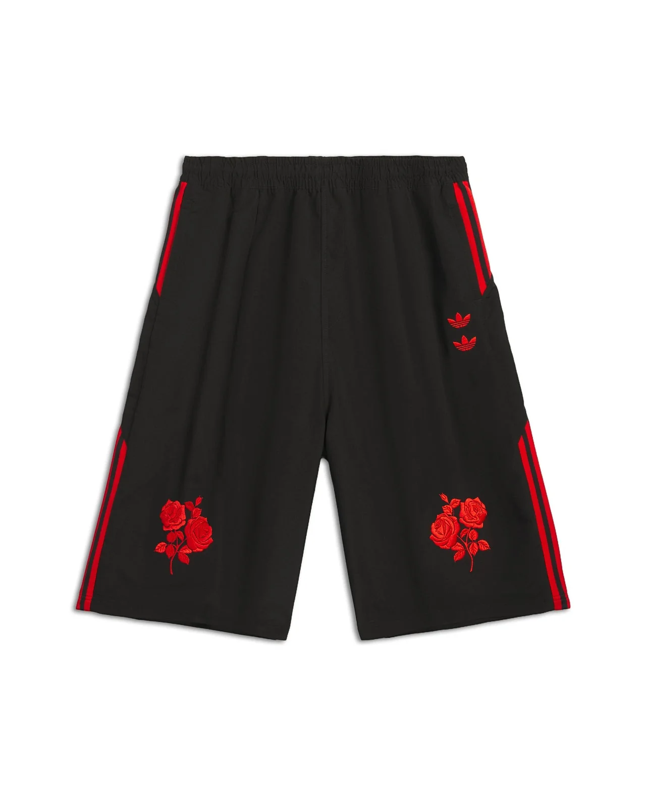 Adidas x Willy Chavarria Long Shorts Black Red