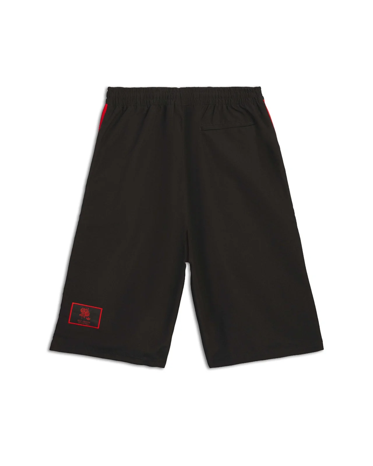 Adidas x Willy Chavarria Long Shorts Black Red - Image 2