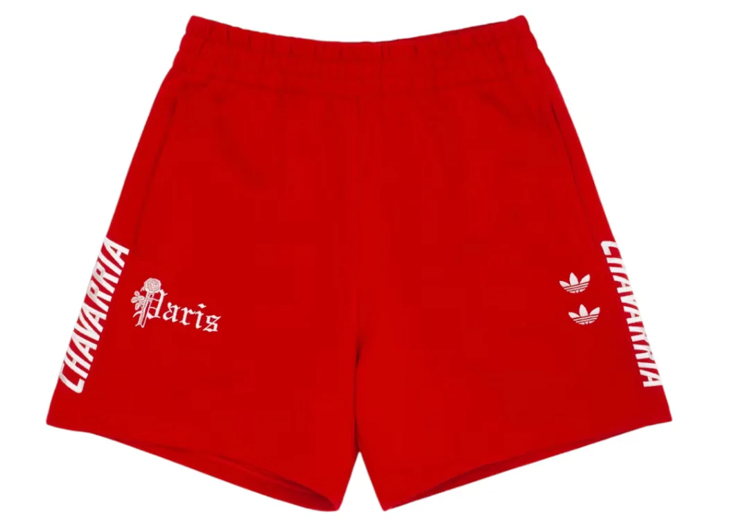 Adidas x Willy Chavarria Paris Sweatshort Red