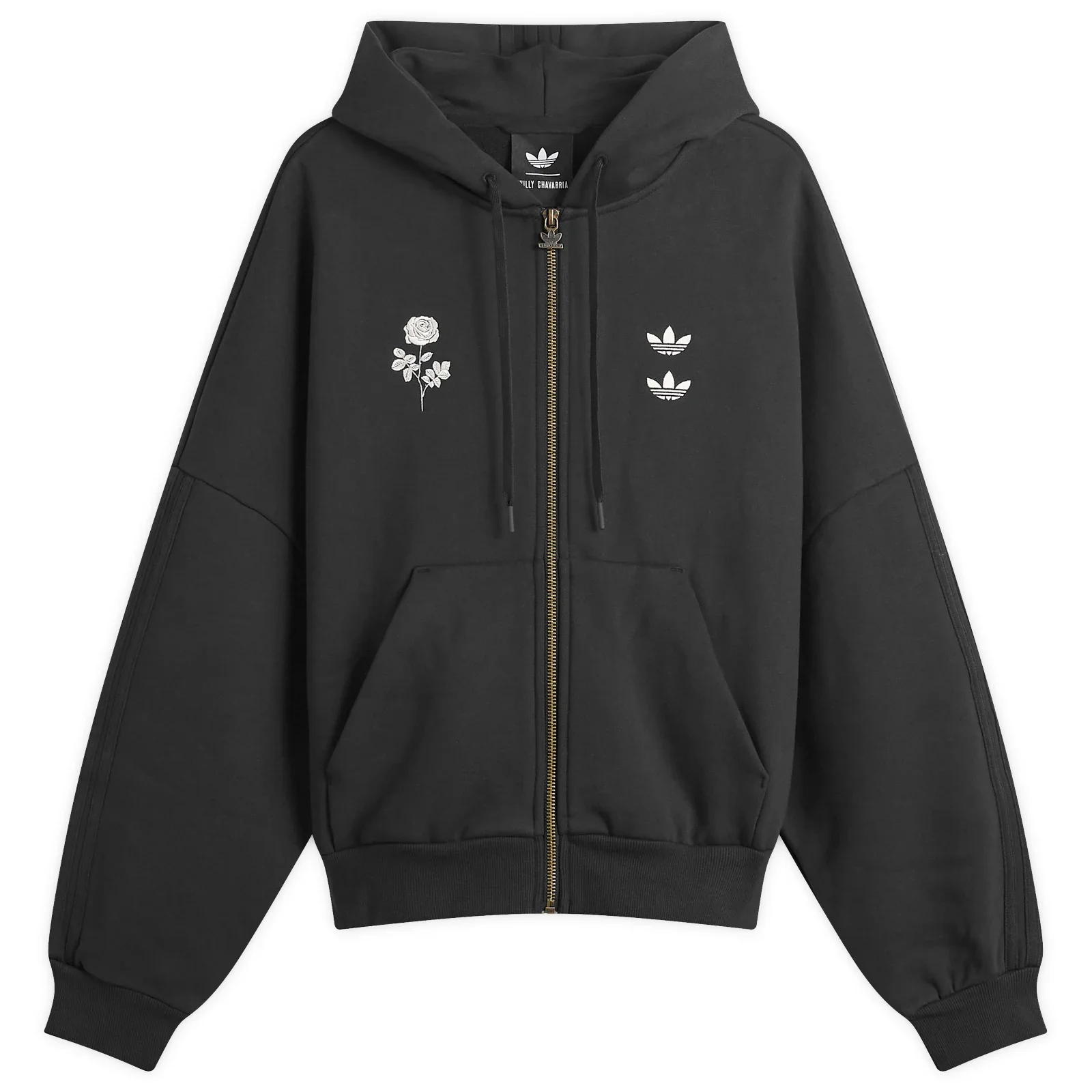 adidas x Willy Chavarria Zipped Hoodie Black