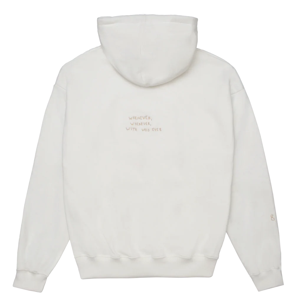 AGOSTO STUDIO 08 White Hoodie
