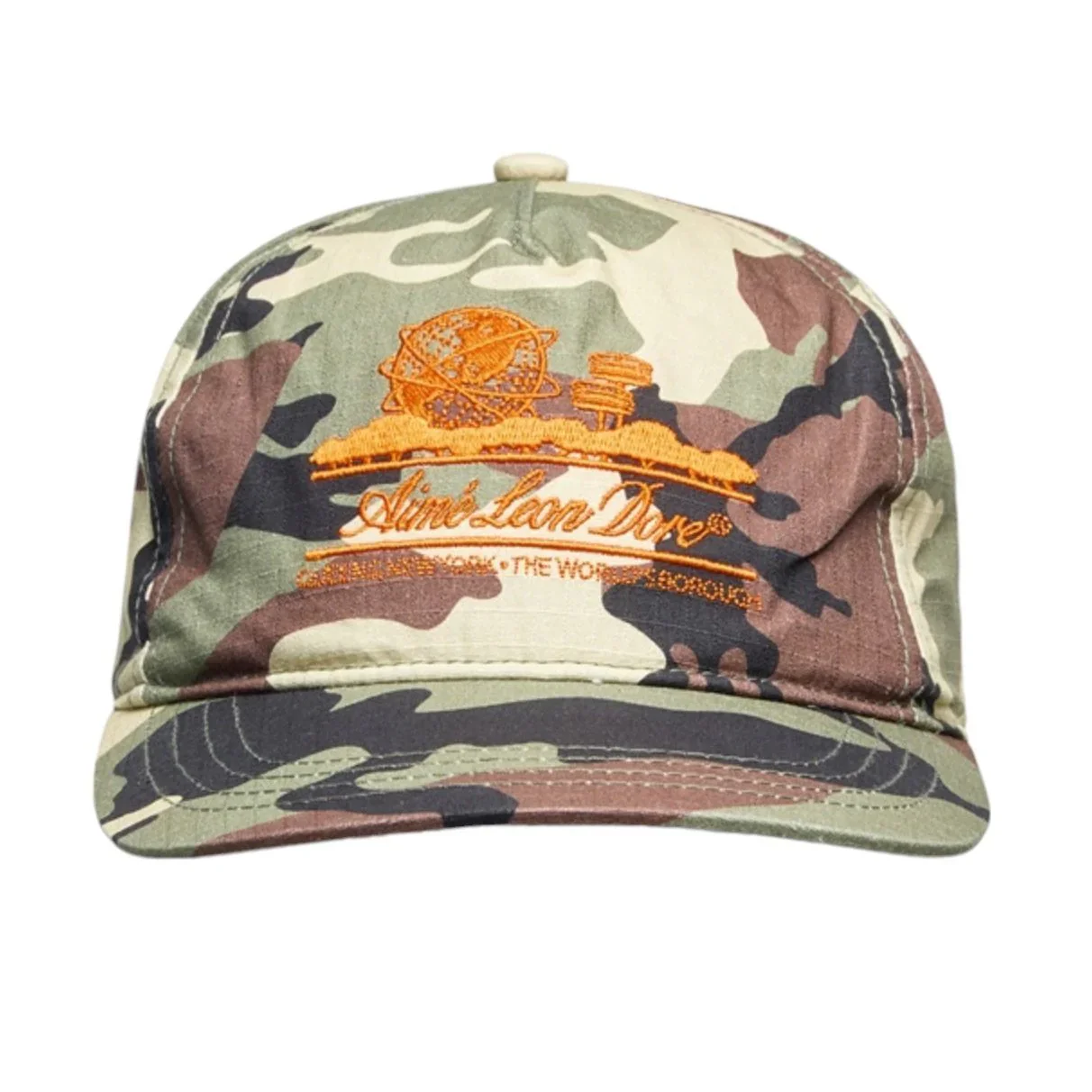 Aimé Leon Dore Unisphere Camo Cap Orange