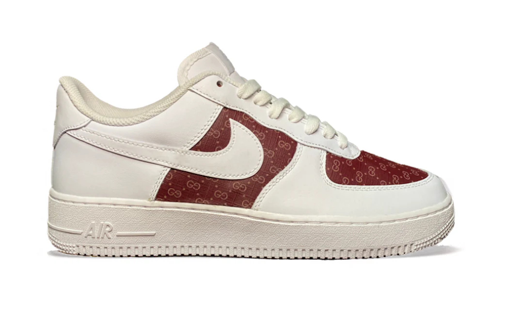 Air Force 1 Gucci Bordeaux Custom by SIJI Studio