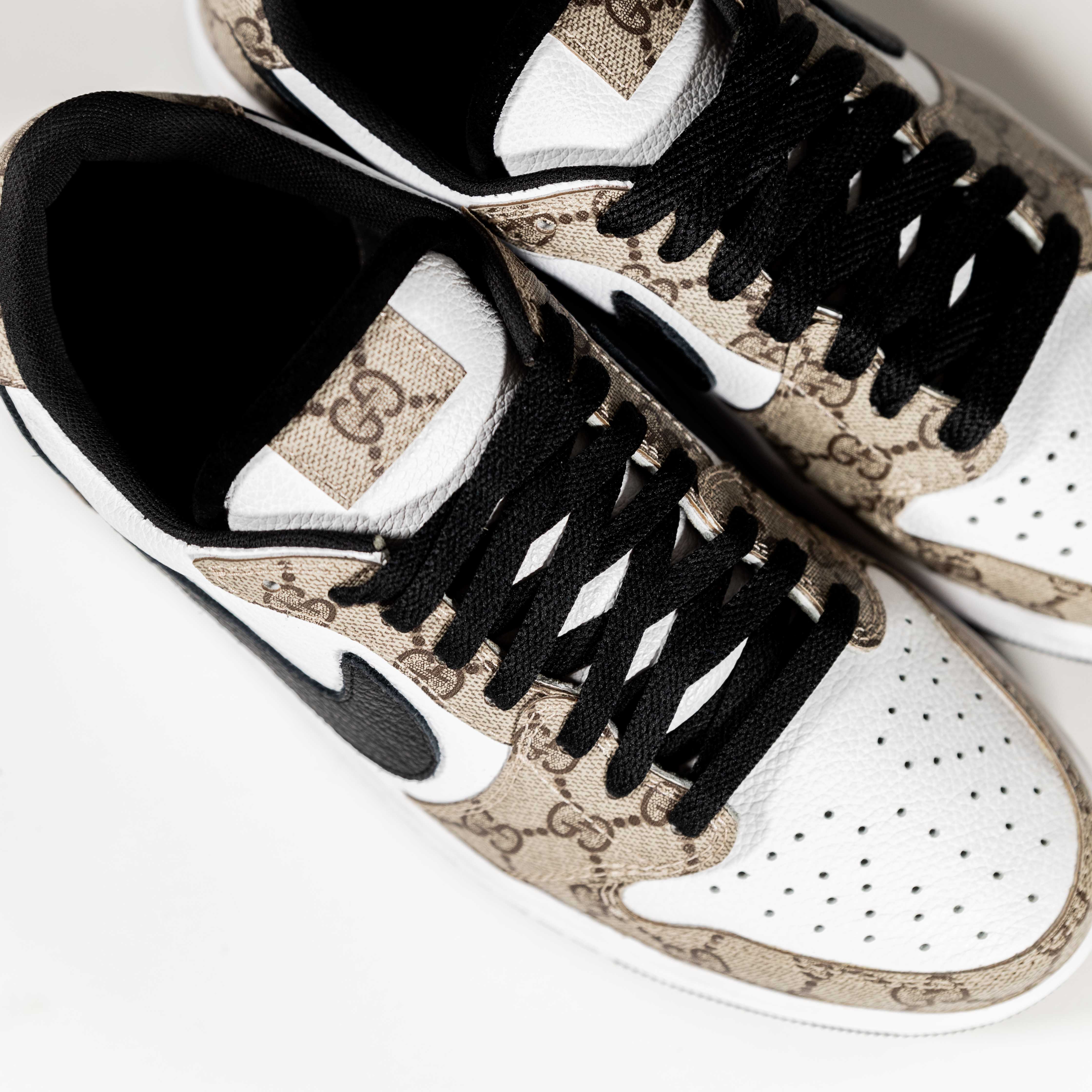Air Jordan 1 Low 'Gucci Bespoke' by MBS Studio x Siji Studios - Image 4