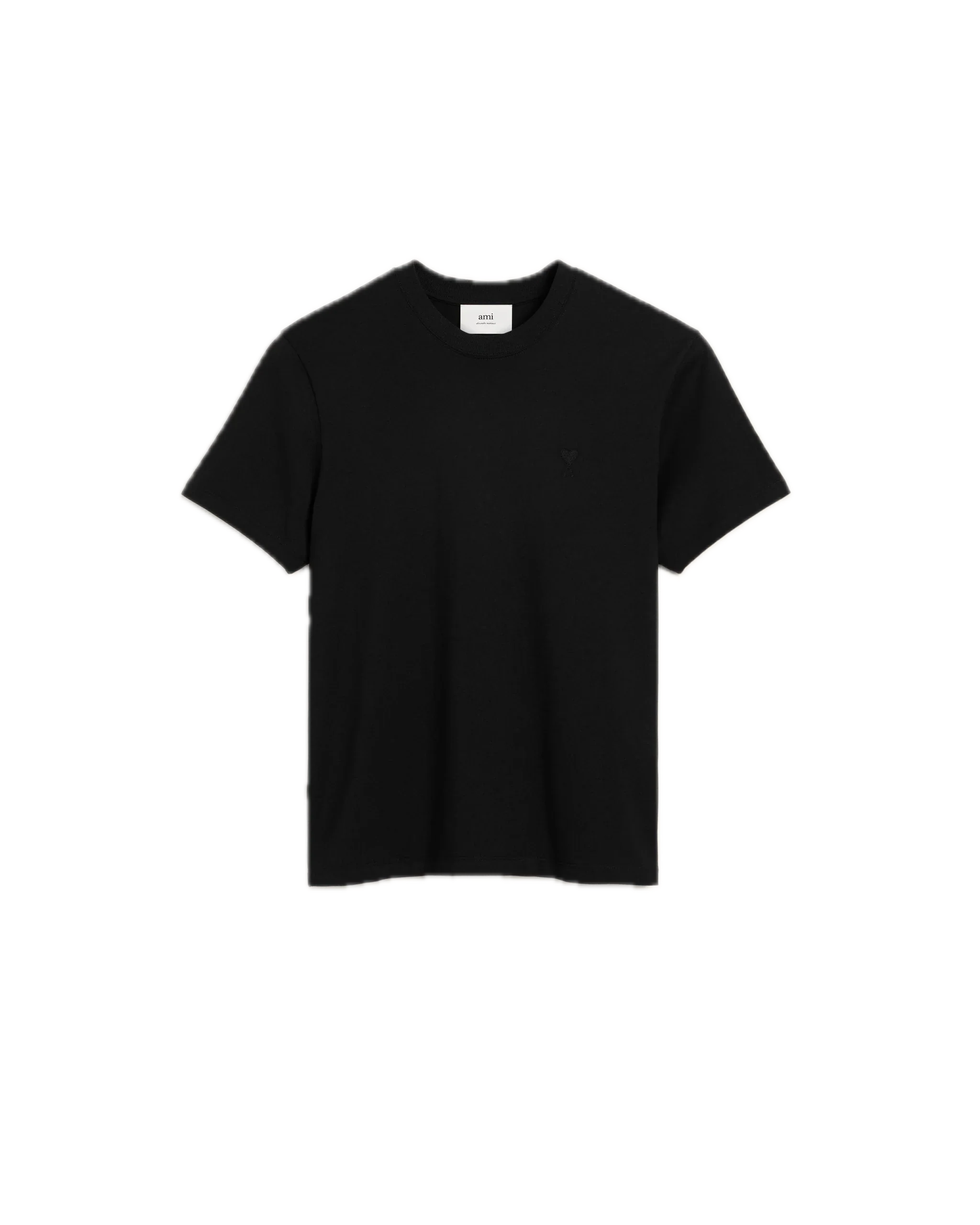 Ami Paris Cotton Ami de Coeur T-shirt Black/Black