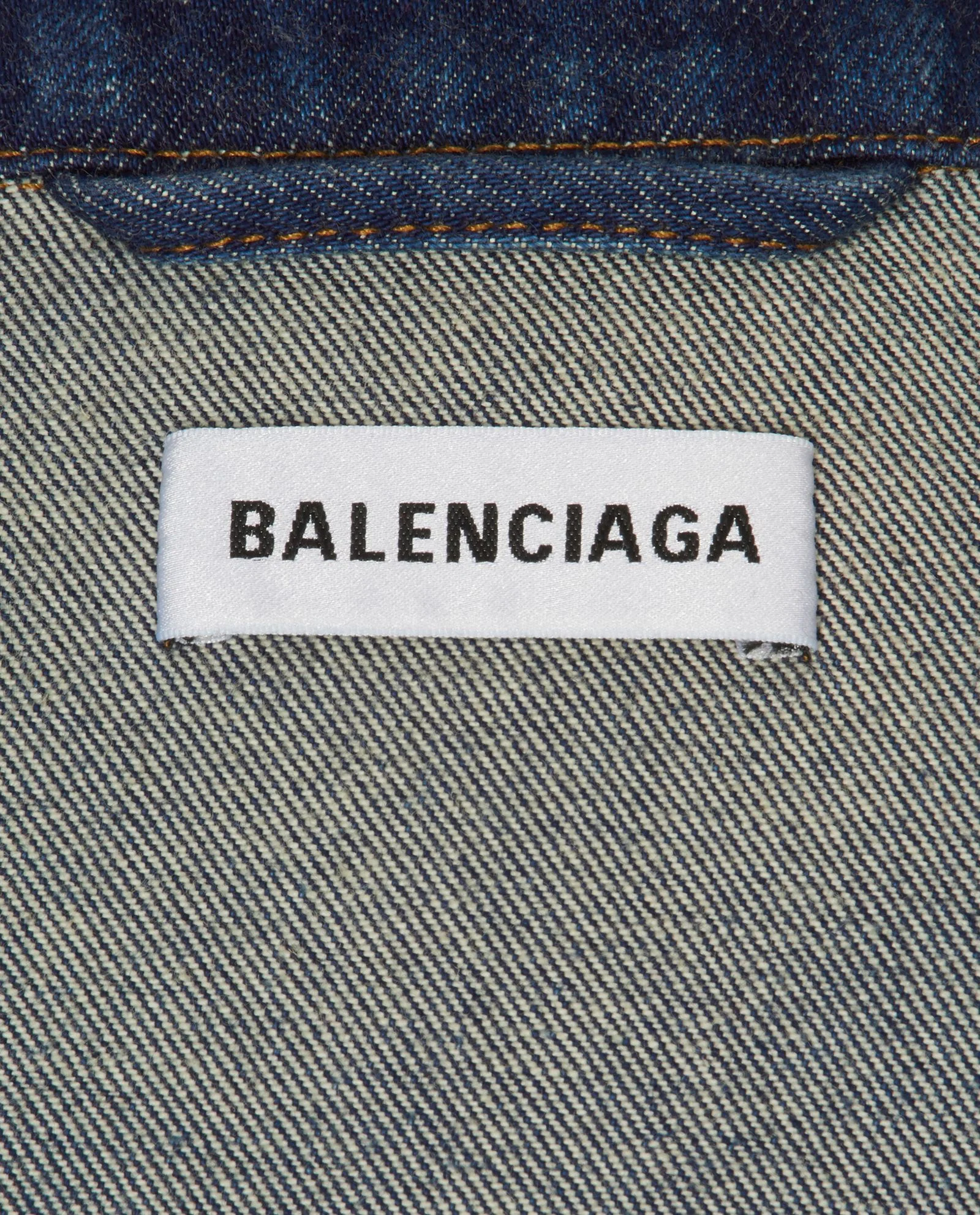 Balenciaga Denim O/S You Are The World Jacket - Image 6