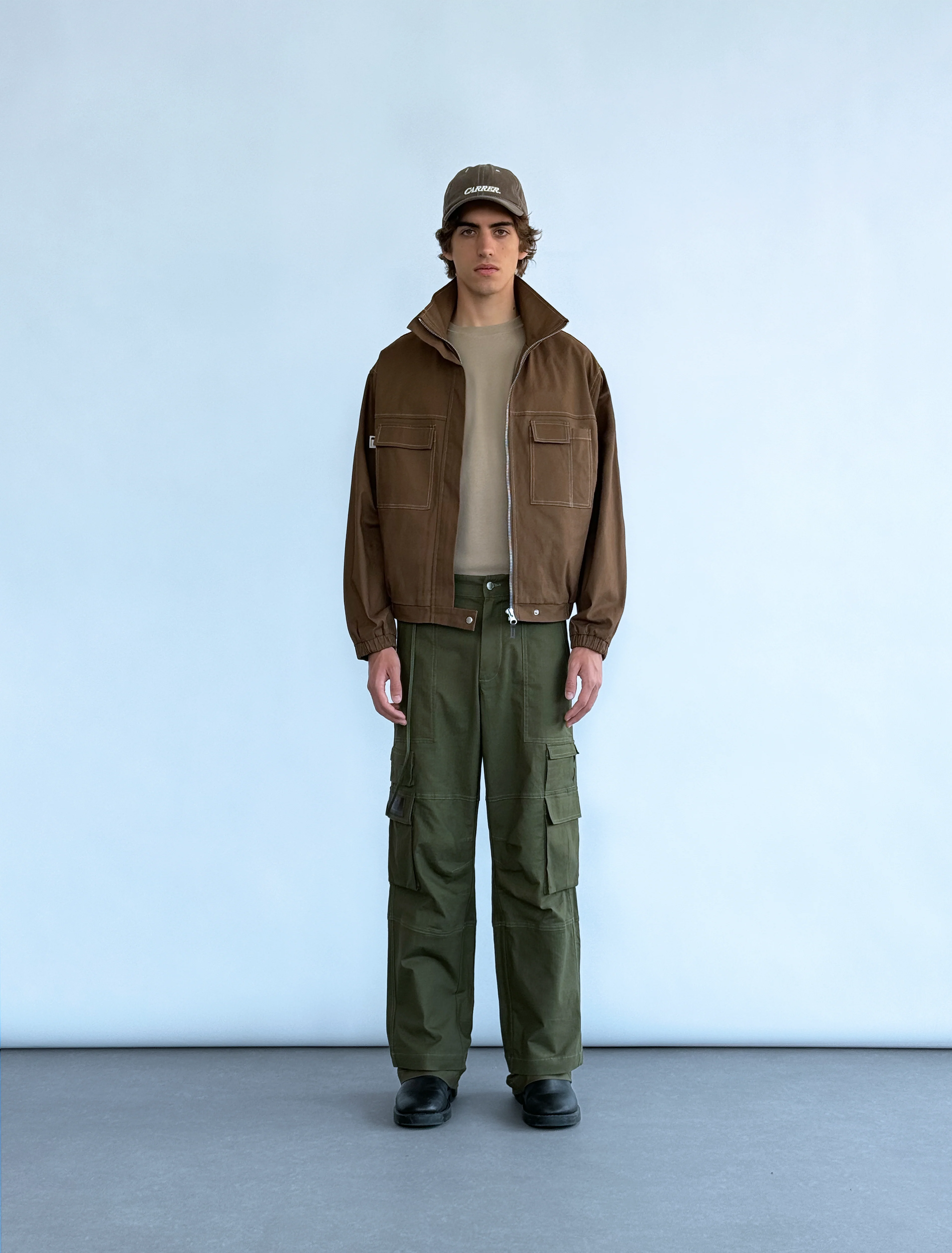 Carrer Barrau Padded Jacket Brown - Image 2
