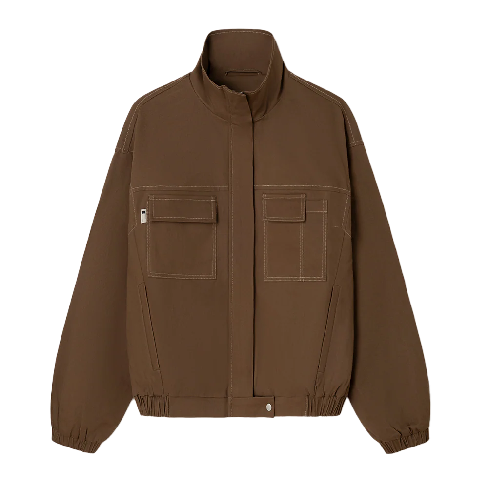 Carrer Barrau Padded Jacket Brown - Image 5