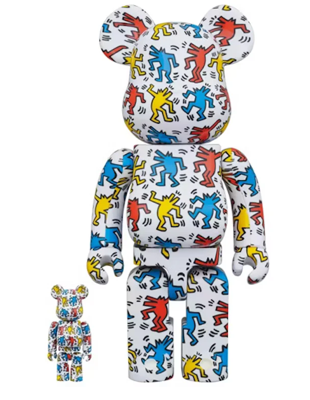 Bearbrick Keith Haring #9 100% & 400% Set