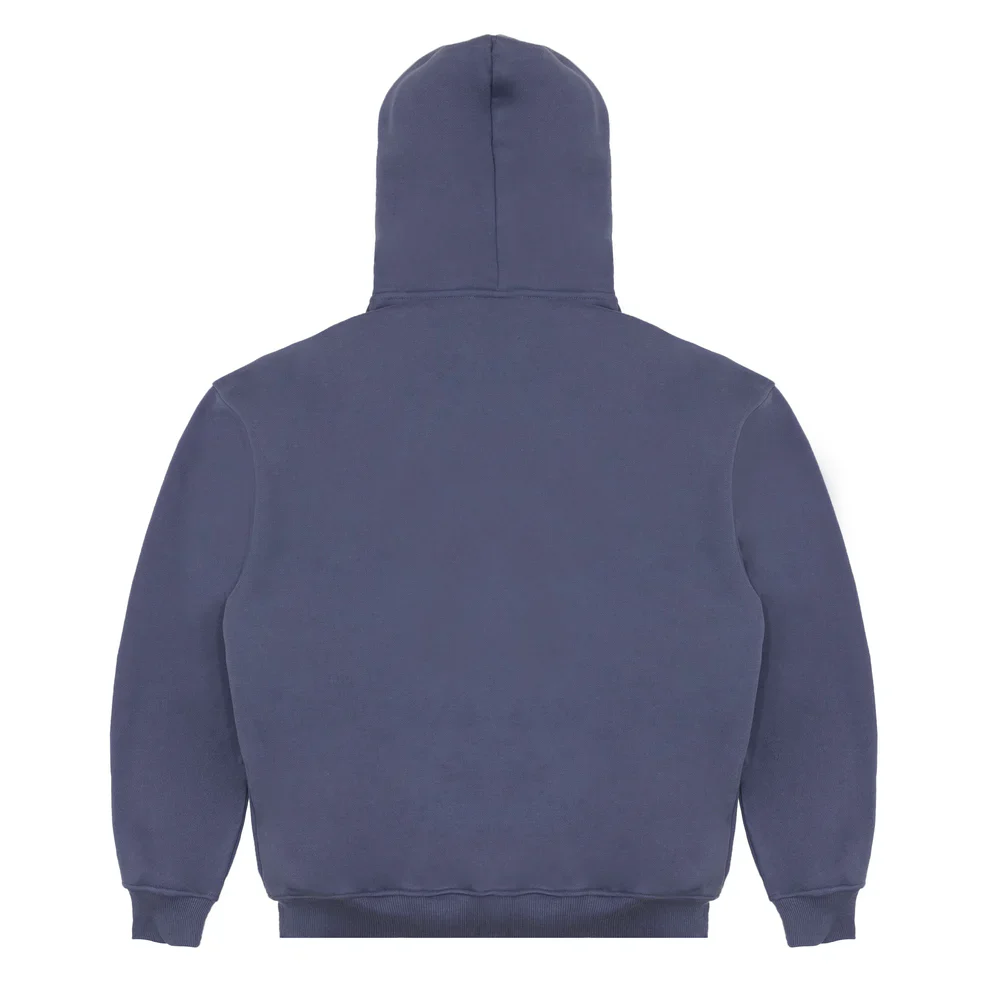 Belaguer Quarter Zip Hoodie Light Navy - Image 2