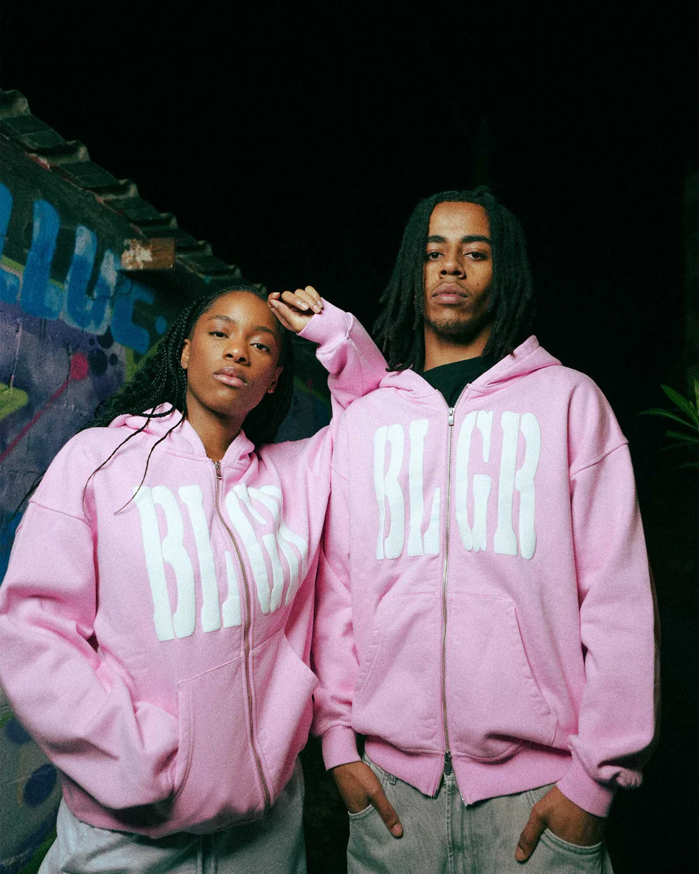 Belaguer Zip-Hoodie Pink - Image 4