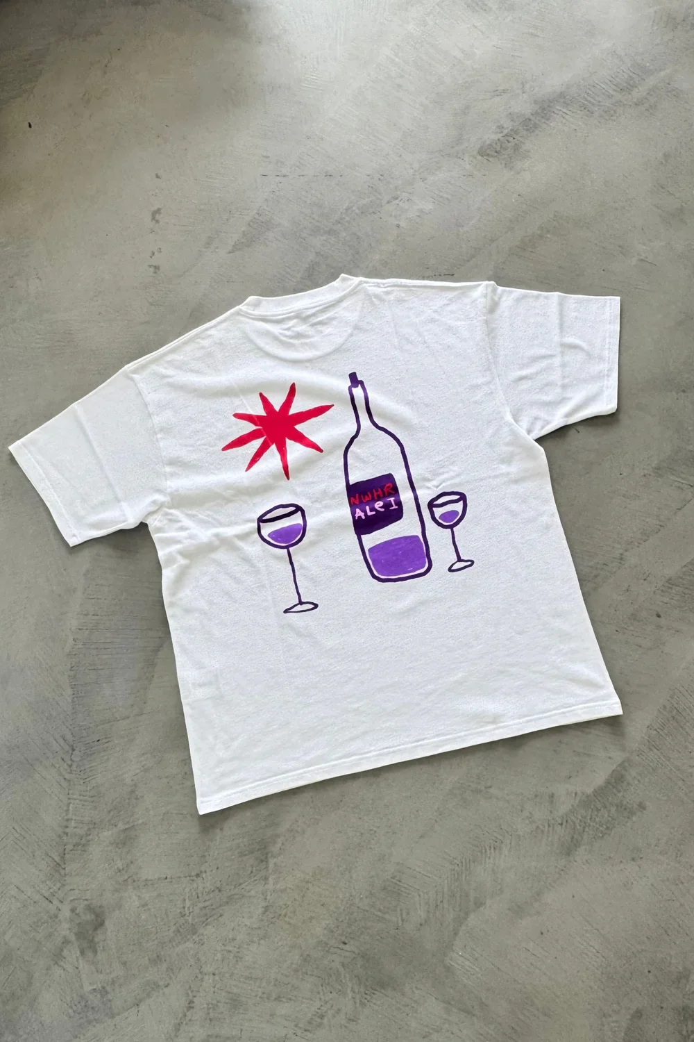 NWHR Viño da casa T-shirt White - Image 4