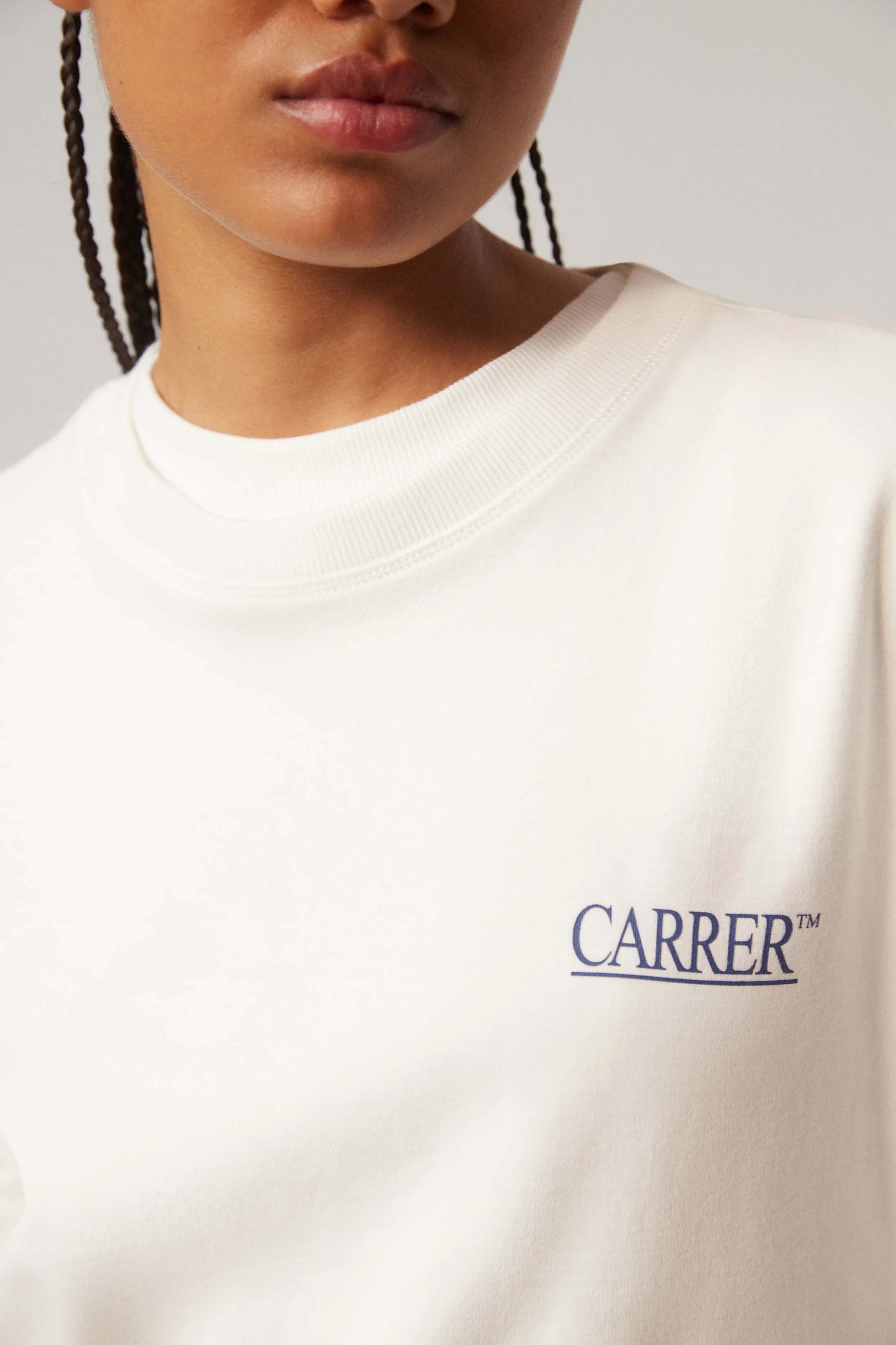Carrer Casp T-Shirt In White - Image 4