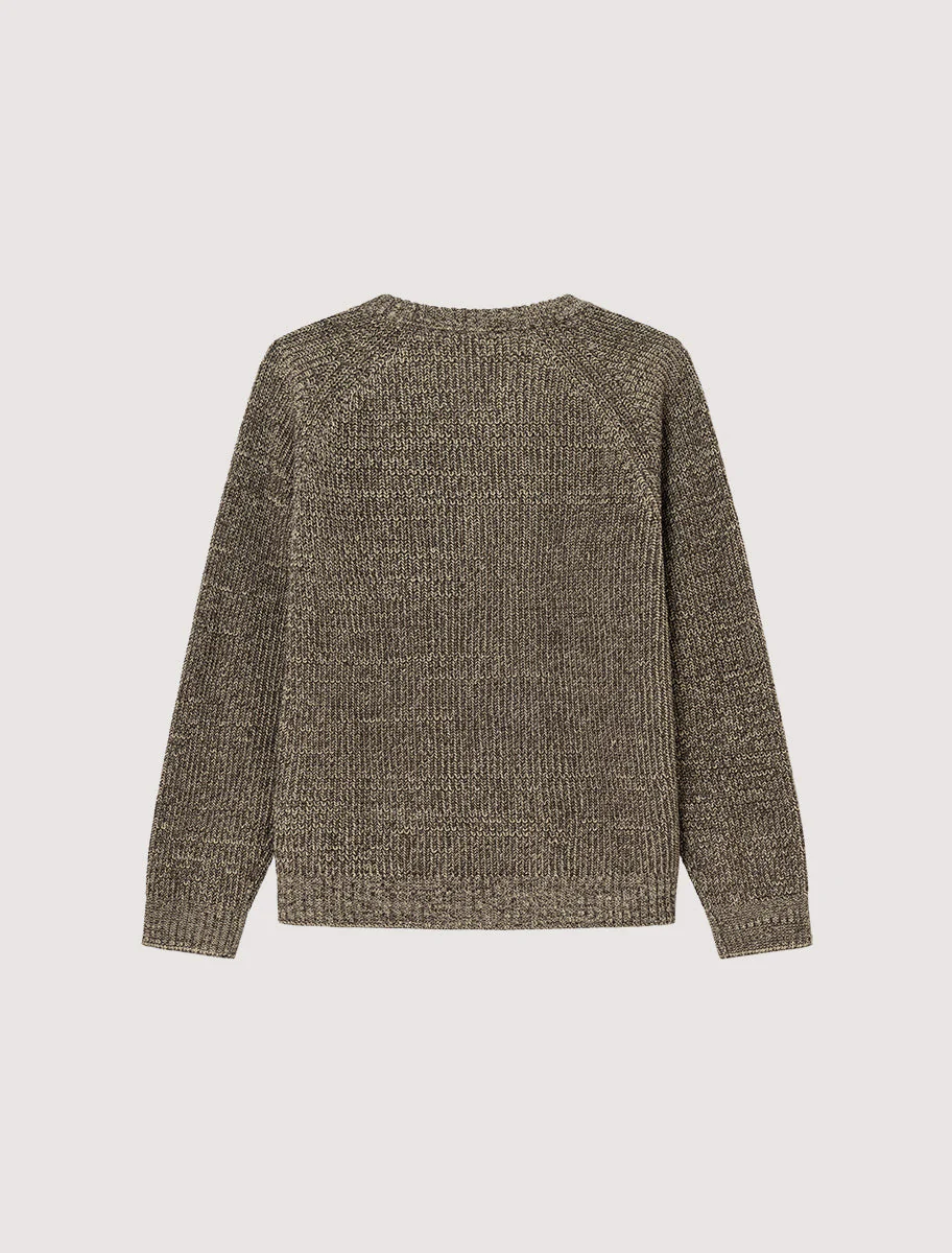 Carrer Boros Crew Neck Grey Melange - Image 3