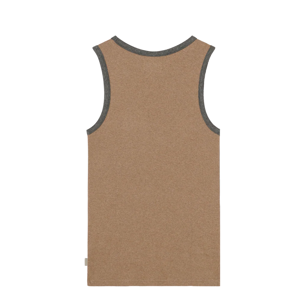 Carrer Ferraz Tank Top in Vintage Beige - Image 2