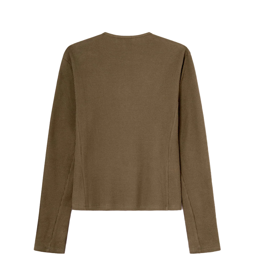 Carrer Lis Henley in Stone Brown - Image 2