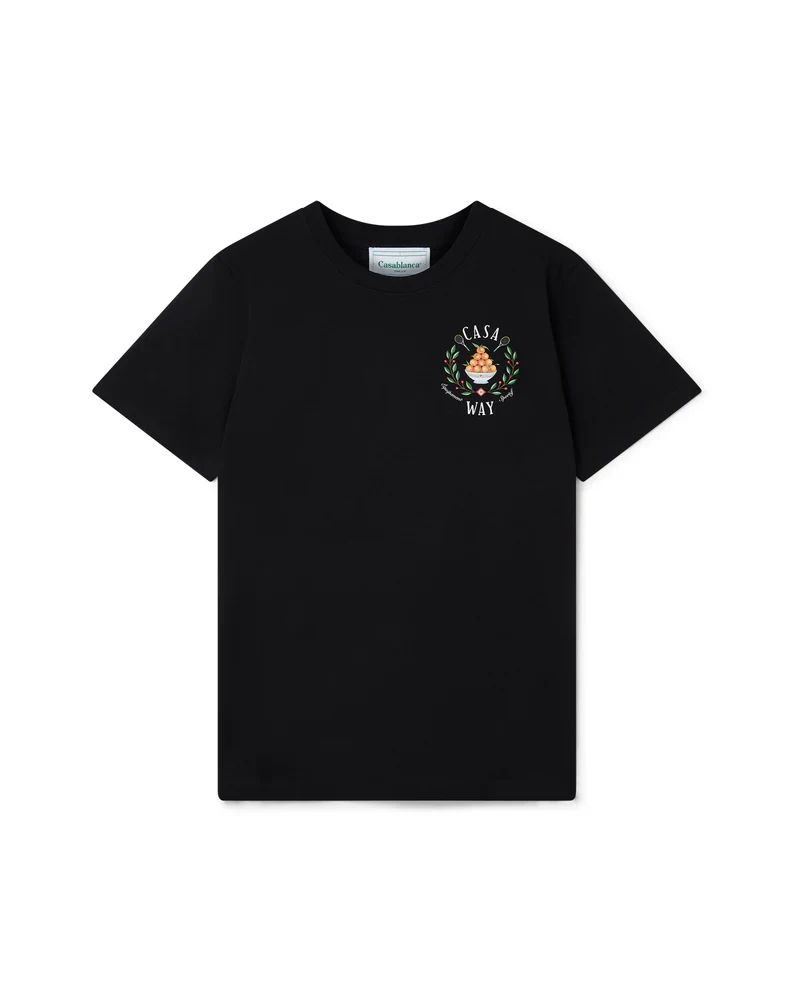 Casablanca Casa Way T-Shirt Triomphe D'Orange Black - Image 2