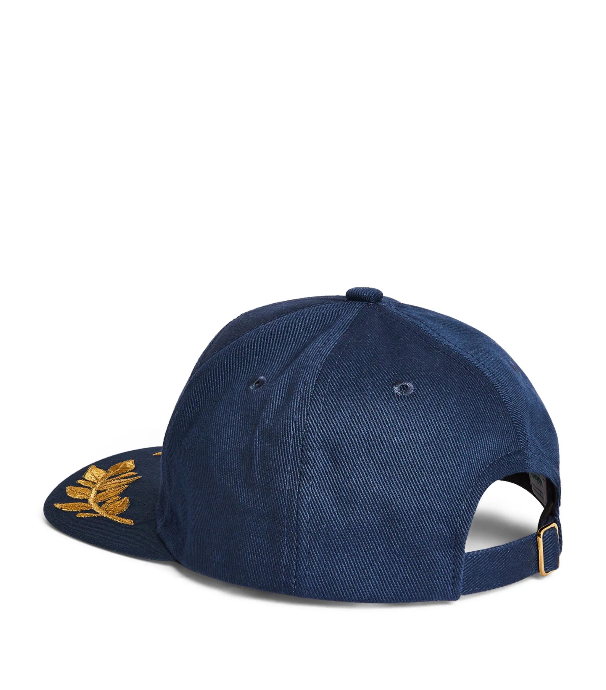 Casablanca For the Peace Embroidered Cap Navy Twill - Image 3