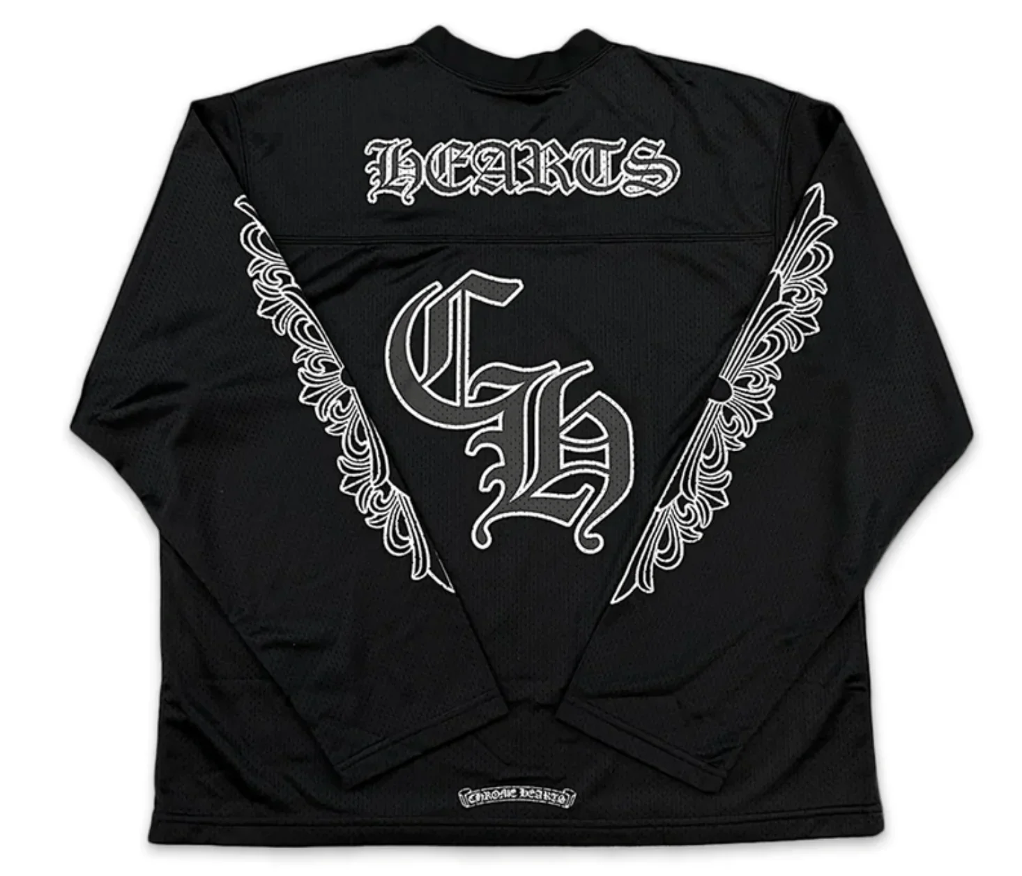 Chrome Hearts Sports Mesh Warm Up Jersey Black - Image 2