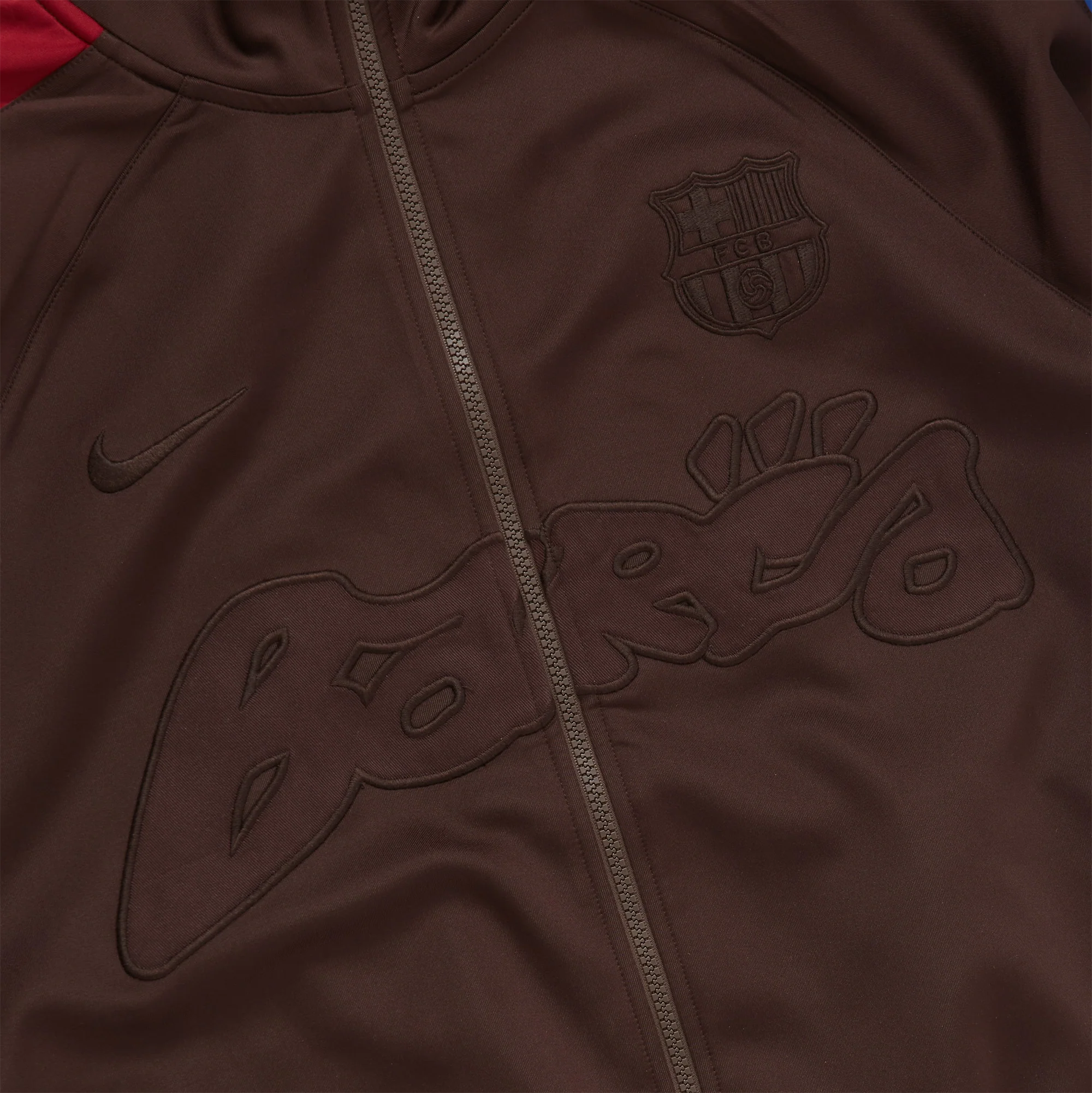 Travis Scott X Nike X Fcb Barça Retro Zip Anthem Jacket - Image 3