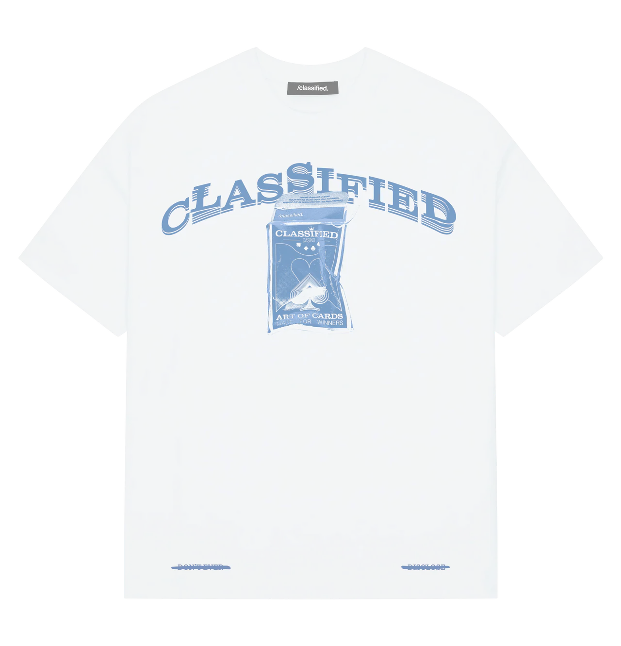 Classified Cards Tee White