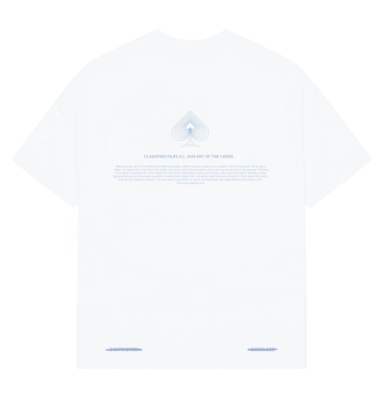 Classified Cards Tee White - Image 2