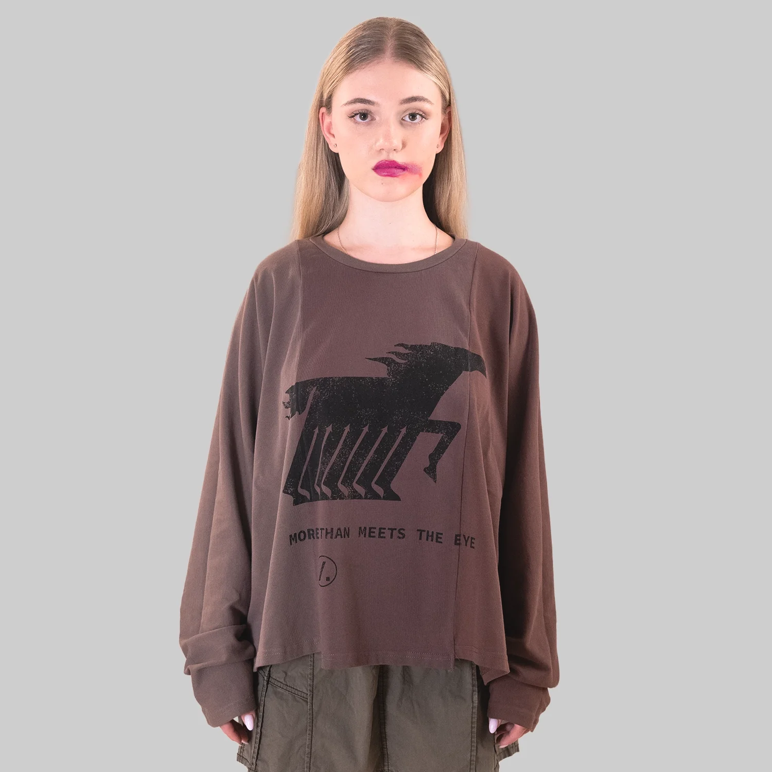 Classified Statement Longsleeve Brown - Image 10