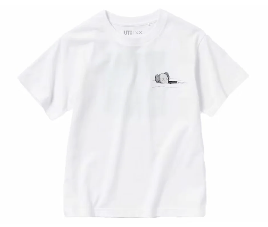 KAWS x Uniqlo Kids UT Short Sleeve Artbook Cover T-shirt White
