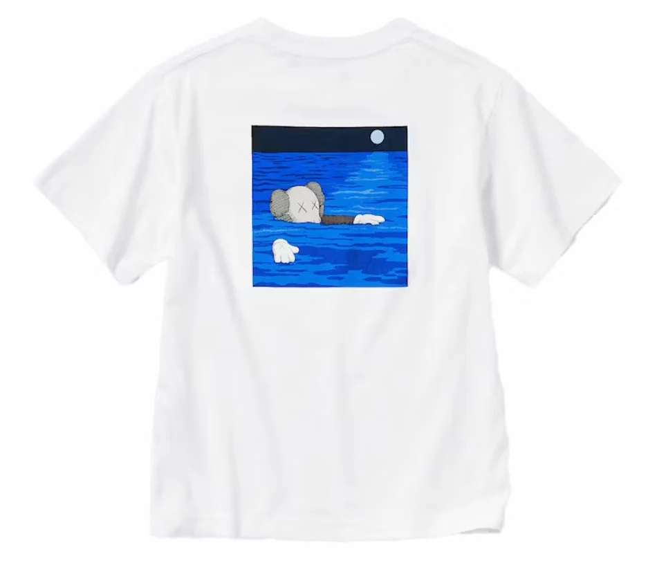 KAWS x Uniqlo Kids UT Short Sleeve Artbook Cover T-shirt White - Image 2