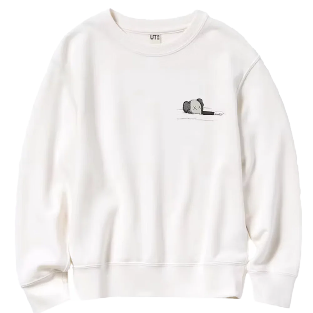 KAWS x Uniqlo Kids Longsleeve Sweatshirt Off White