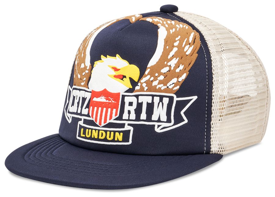 Corteiz Dipset Trucker Hat Navy
