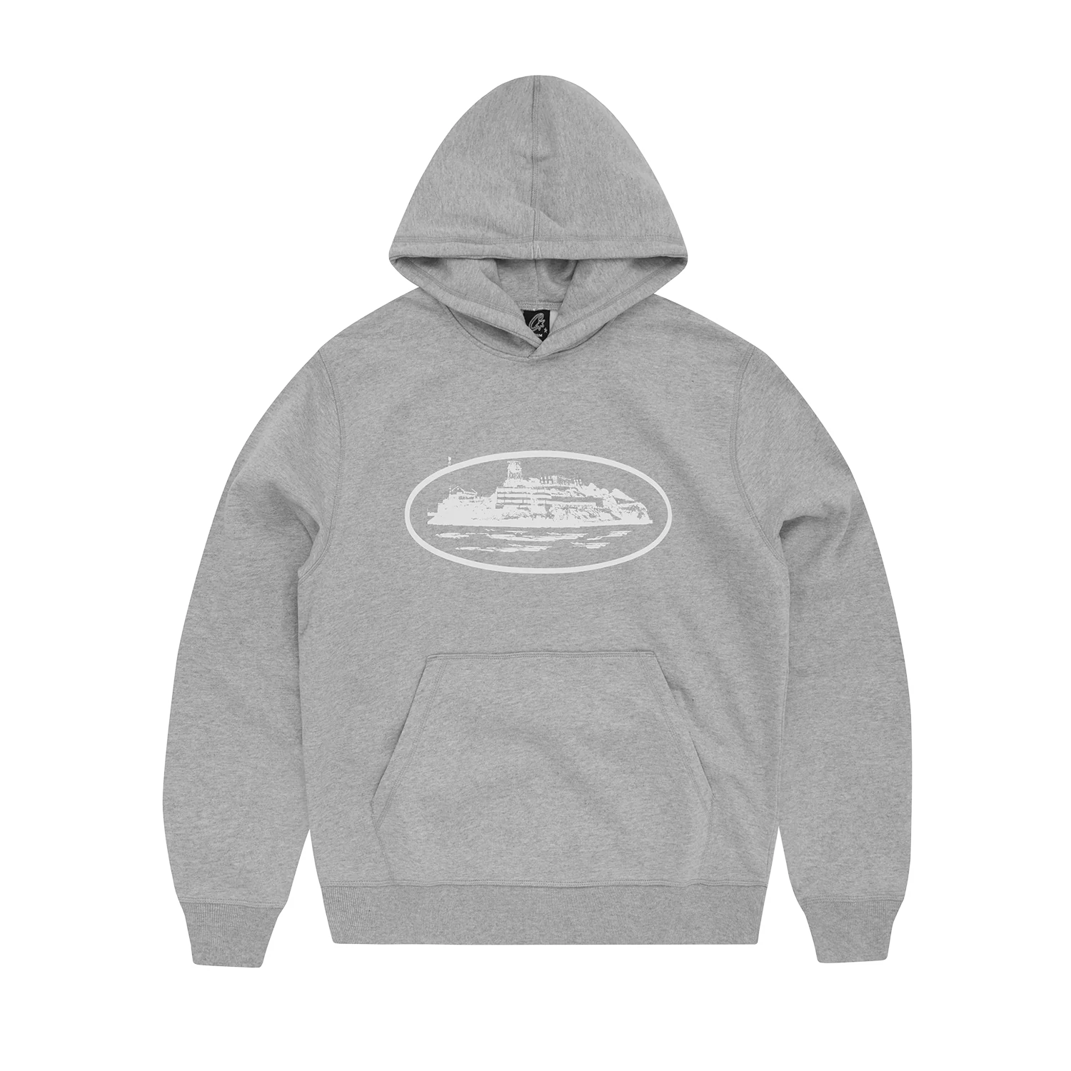 Corteiz Og Alcatraz Hoodie Grey