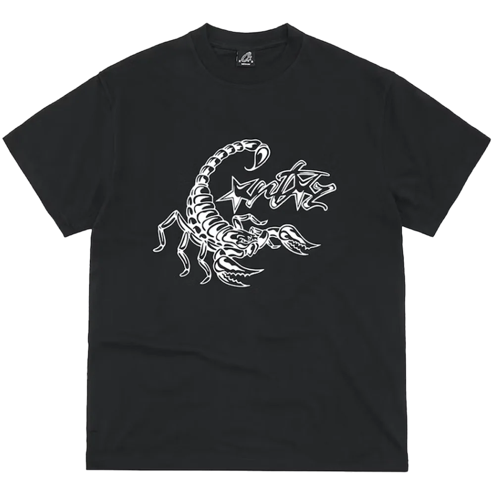 Corteiz Scorpion Allstarz Tee Black