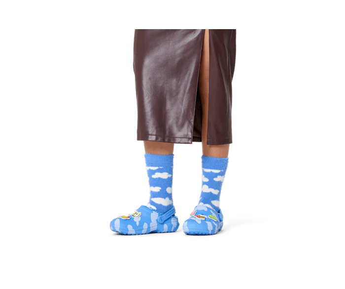 Crocs X Happy Socks Cloudy Classic Lined Clog - Image 7
