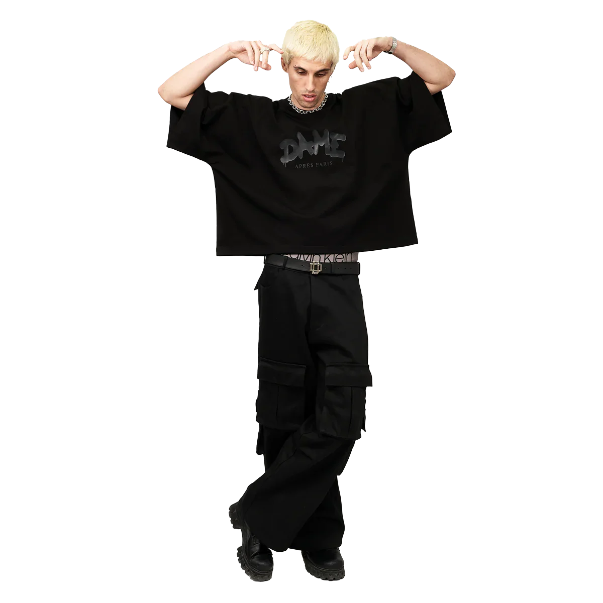 Dame Après Paris Black Uniform Tee - Image 3