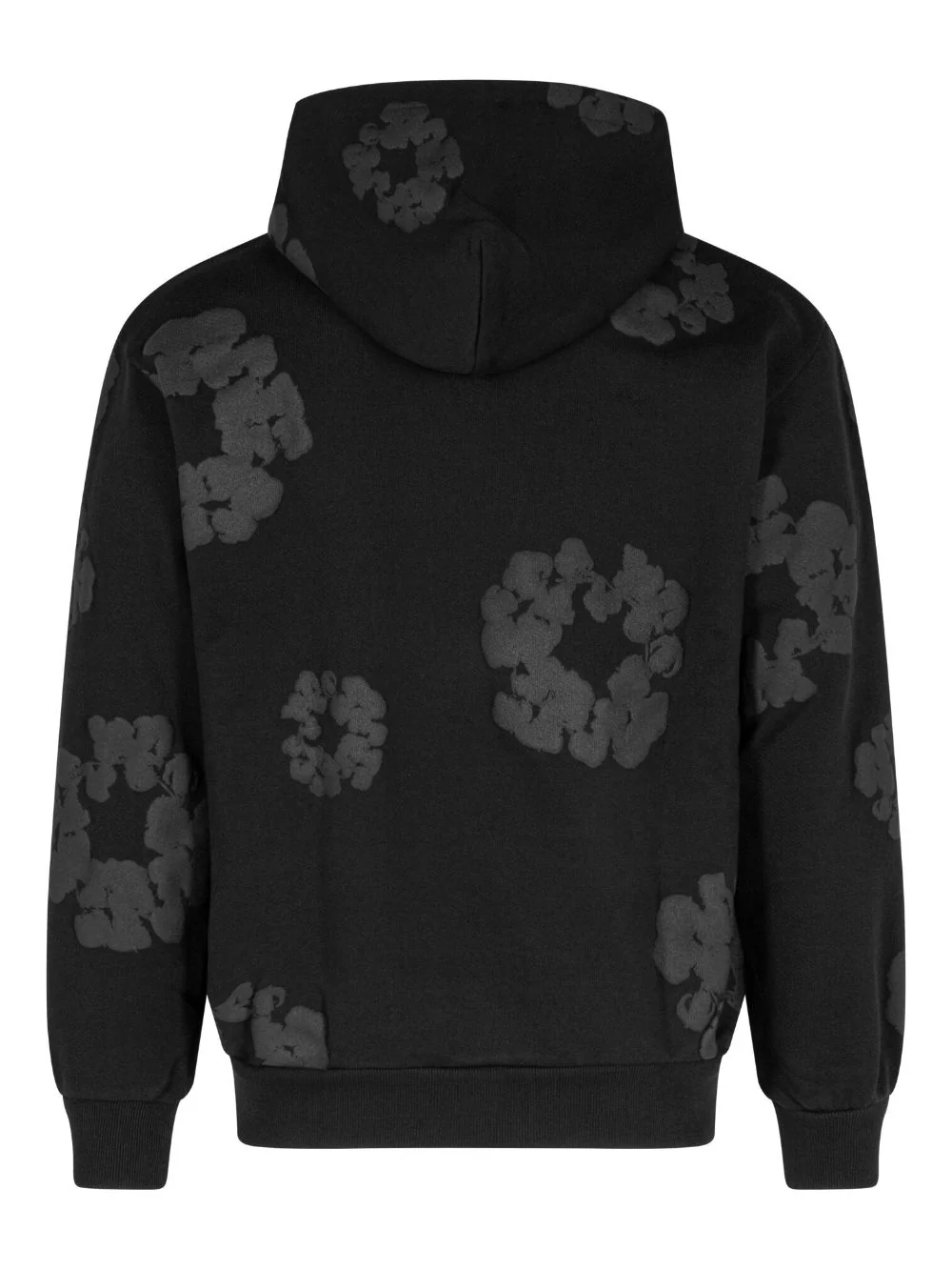 Denim Tears The Cotton Wreath Sweatshirt Black Monochrome - Image 2