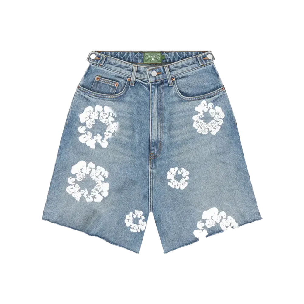 Denim Tears The Cotton Wreath Short Light Wash