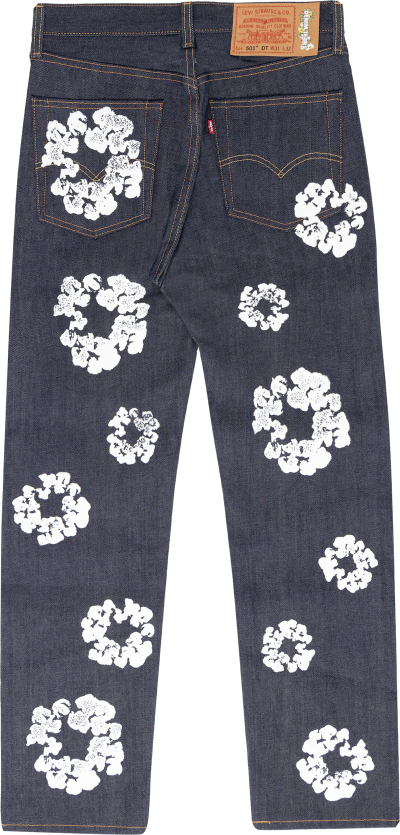Denim Tears Levi's 501 The Cotton Wreath Jean Selvedge - Image 2