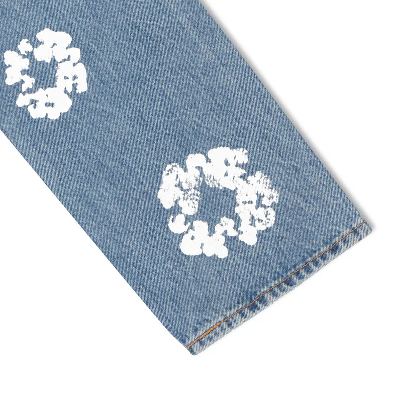 Denim Tears Levi's 501 The Cotton Wreath Jean Light Wash - Image 3