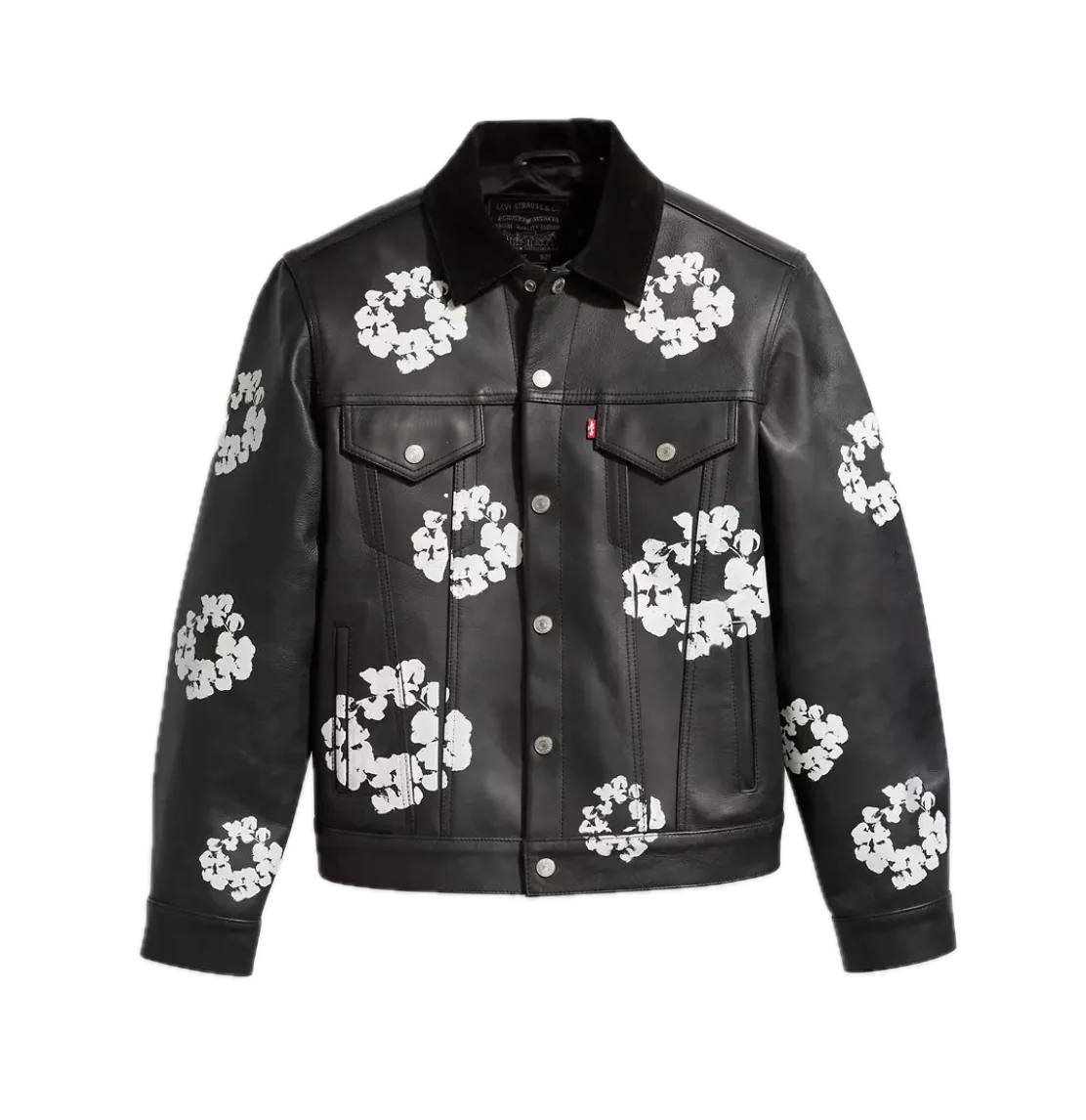 Denim Tears x Levi's Leather Cotton Wreath Type-3 Jacket