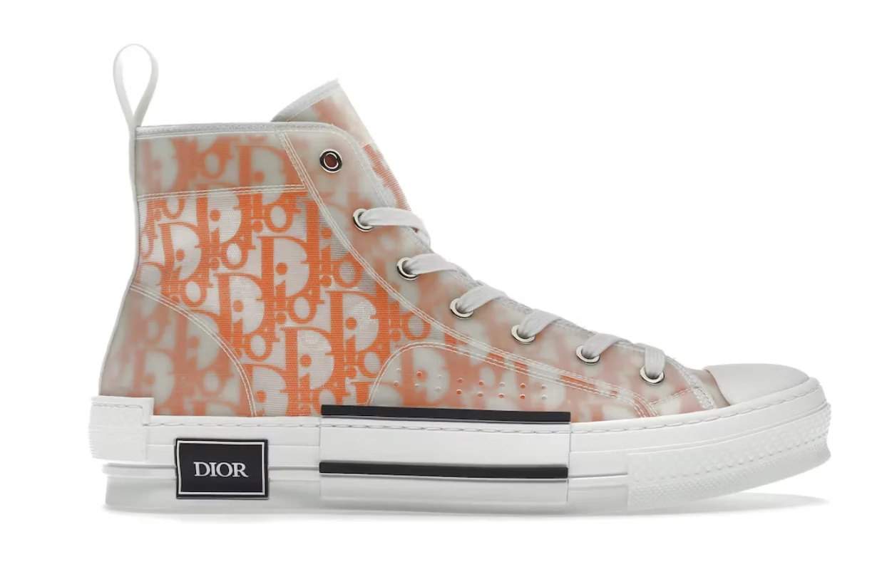 Dior B23 High Orange Oblique Canvas