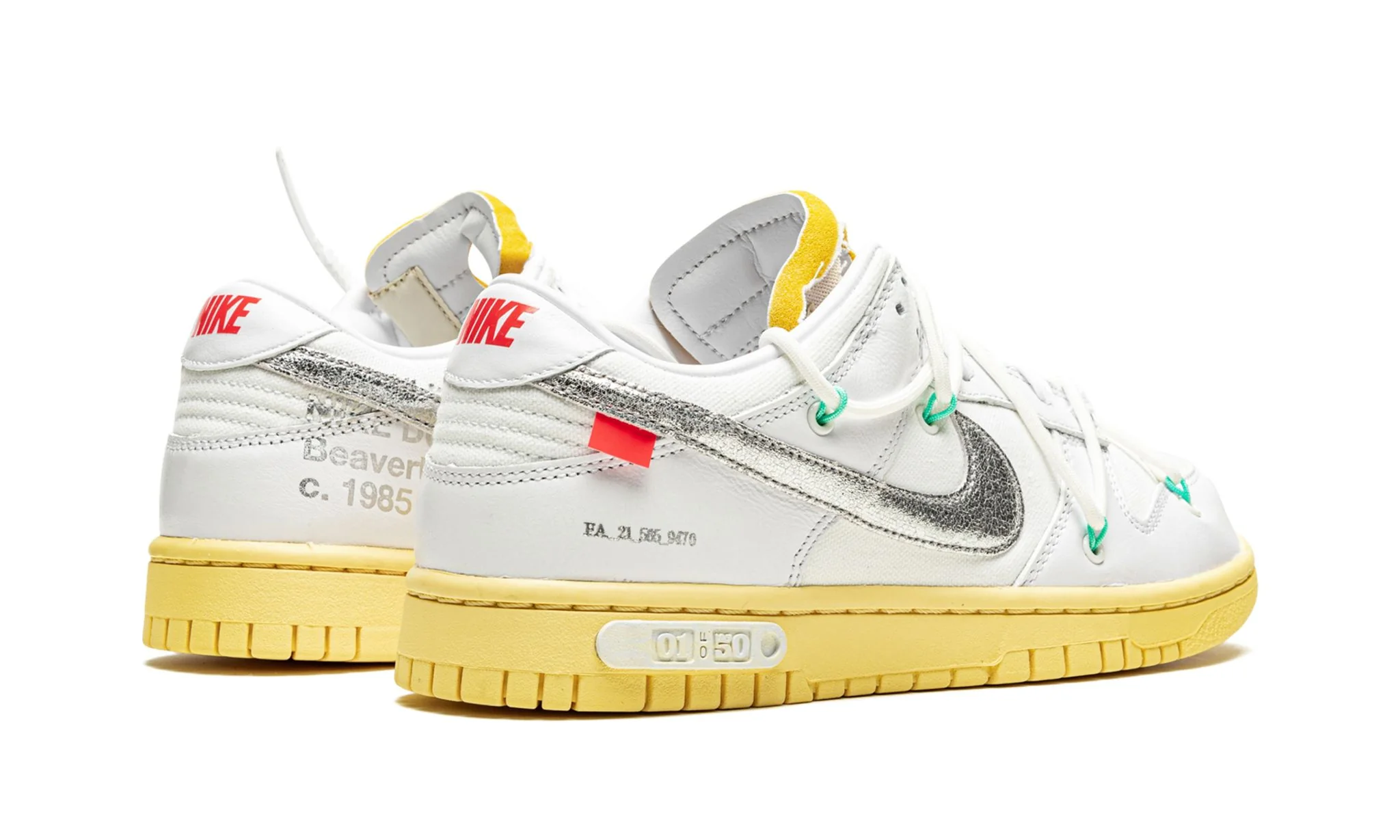 Nike Dunk Low Off-White Lot 1 - Image 3