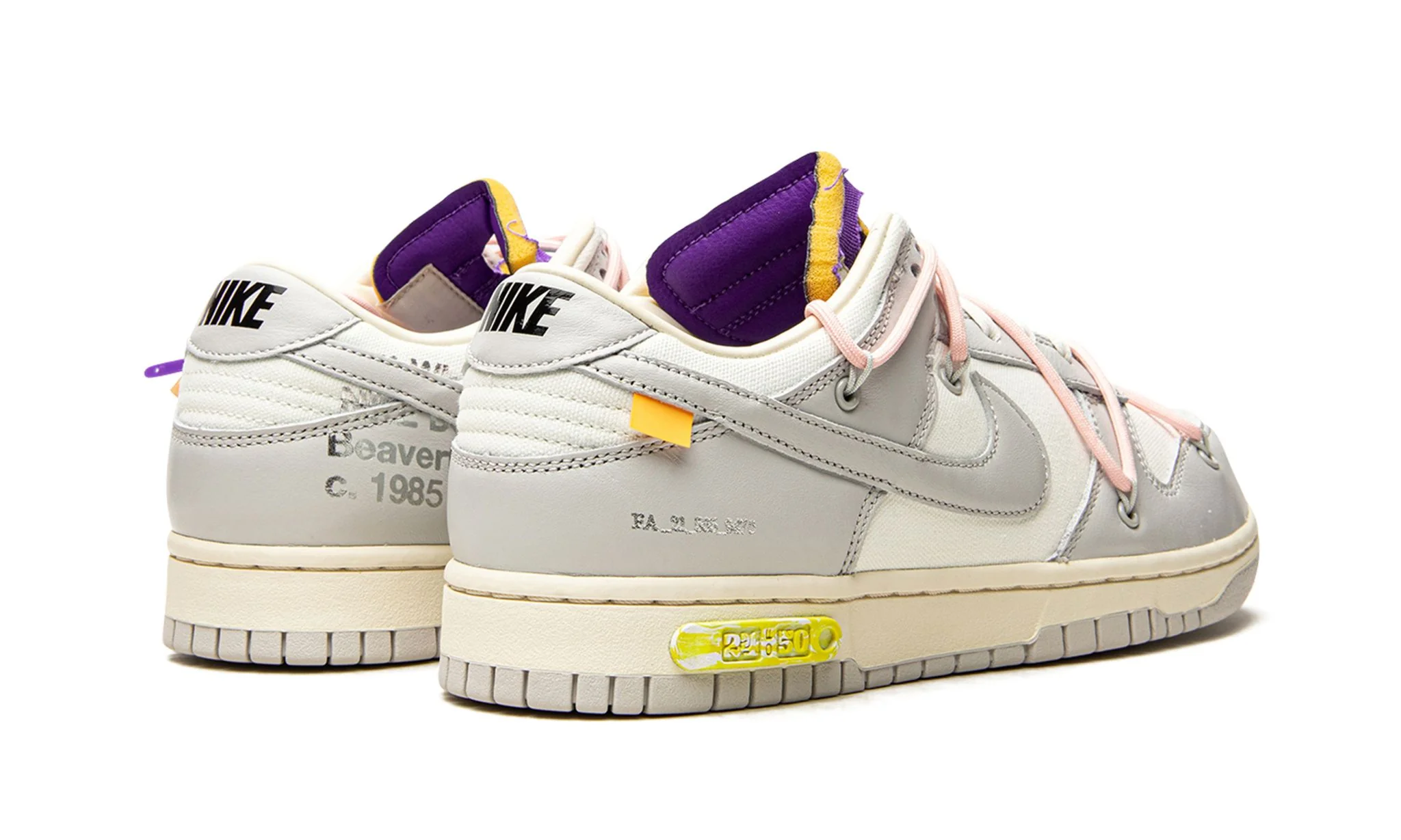 Nike Dunk Low Off-White Lot 24 - Image 3