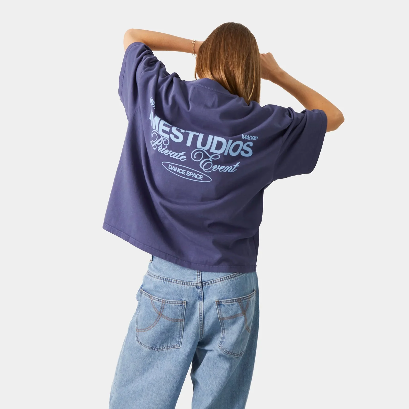 Eme Studios Disco Indigo Oversized Tee - Image 5