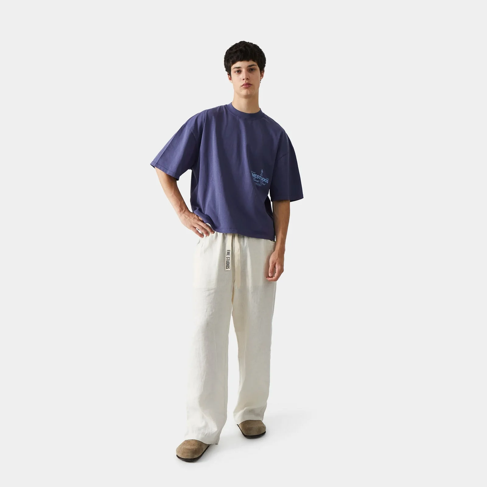 Eme Studios Disco Indigo Oversized Tee - Image 6