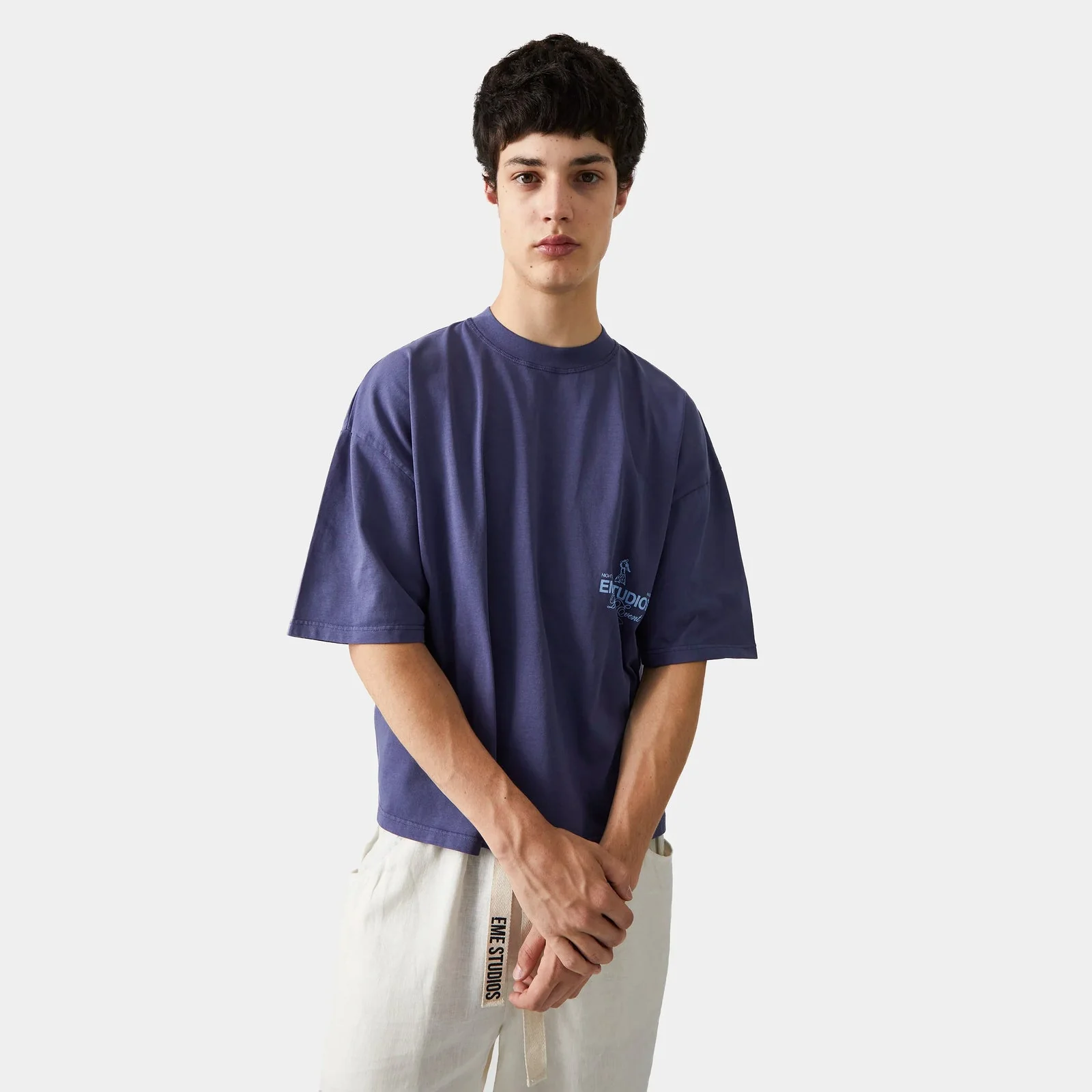 Eme Studios Disco Indigo Oversized Tee - Image 7