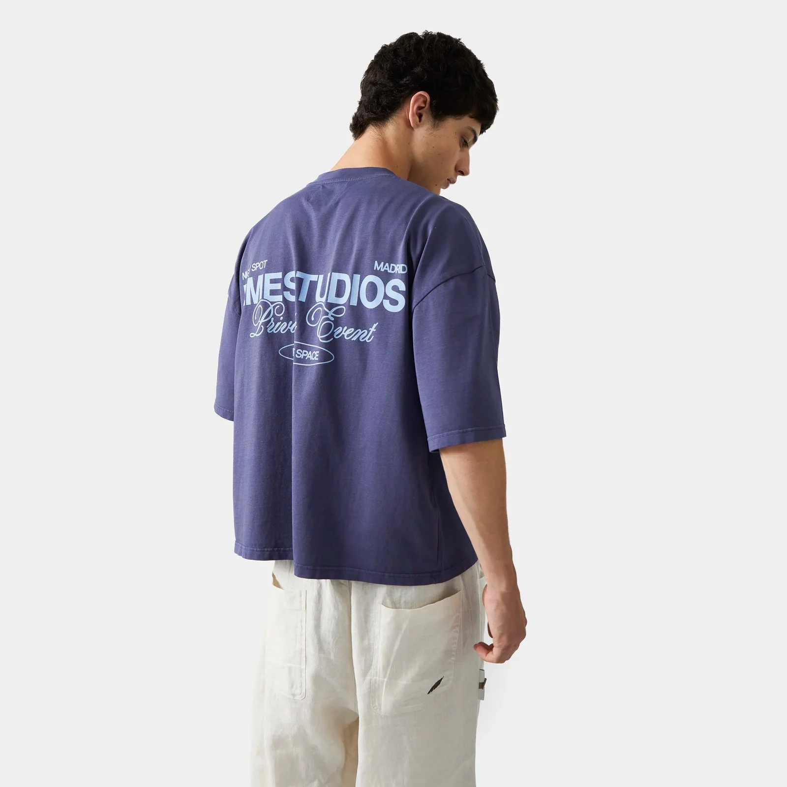 Eme Studios Disco Indigo Oversized Tee - Image 8